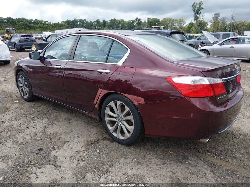 Vin: 1hgcr2f5xea090746, lot: 46303200, honda accord sport 20143