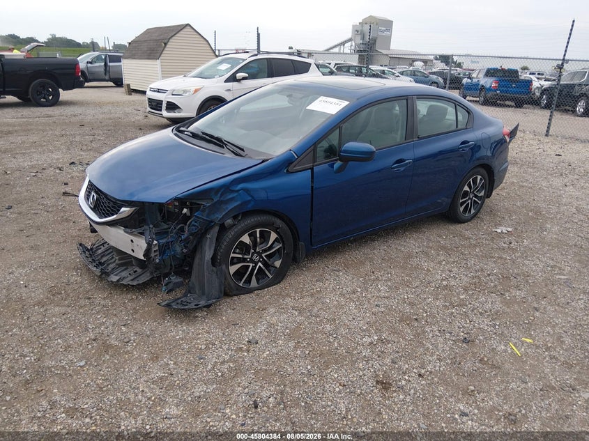 2015 HONDA CIVIC auction photo 2