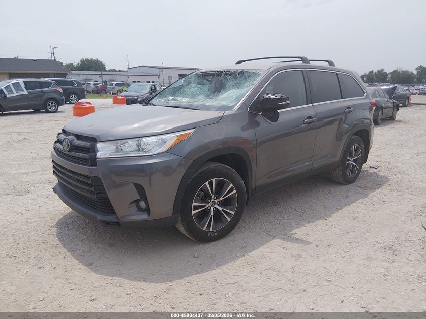 Vin: 5tdbzrfh0ks996593, lot: 46303283, toyota highlander le 20192