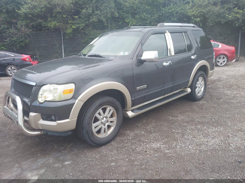 2007 Ford Explorer, Rear, IAAI, VIN 1FMEU74E97UB85818 — photo 2