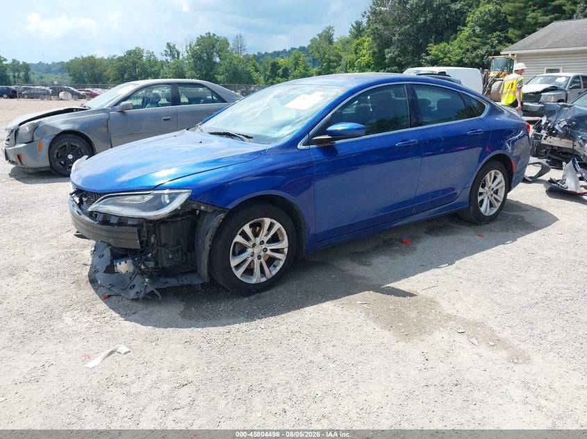 Vin: 1c3cccab1fn704357, lot: 46303342, chrysler 200 limited 20152