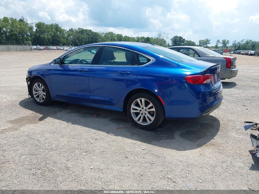 Vin: 1c3cccab1fn704357, lot: 46303342, chrysler 200 limited 20153