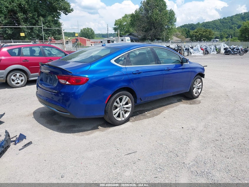 Vin: 1c3cccab1fn704357, lot: 46303342, chrysler 200 limited 20154