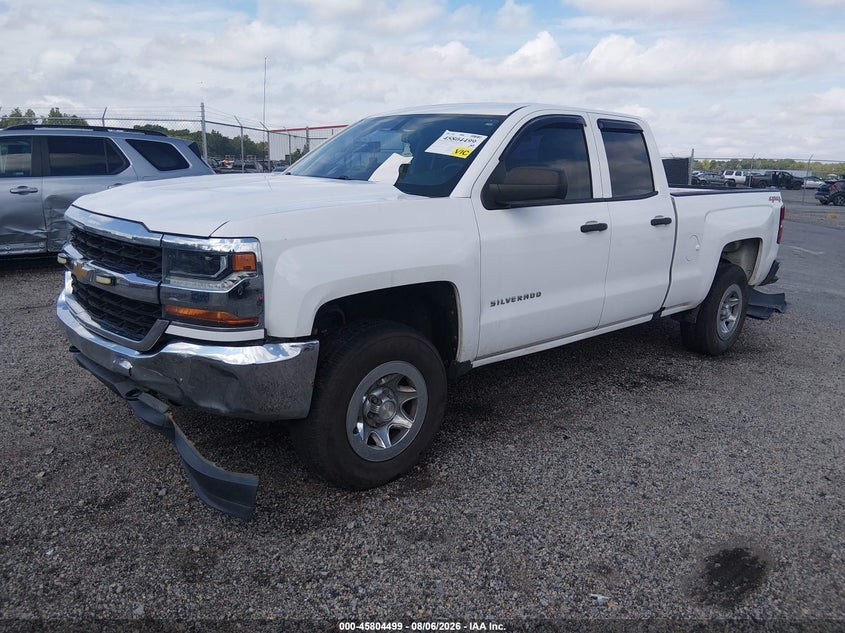 Vin: 1gcvknec4jz309516, lot: 46303345, chevrolet silverado 1500 wt 20182