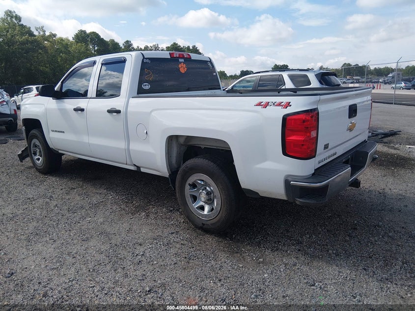 Vin: 1gcvknec4jz309516, lot: 46303345, chevrolet silverado 1500 wt 20183