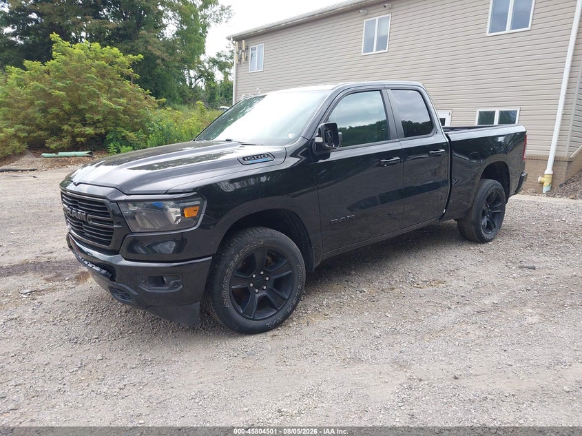Vin: 1c6rrfbg9mn723484, lot: 46303347, ram 1500 big horn  4x4 6'4 box 20212