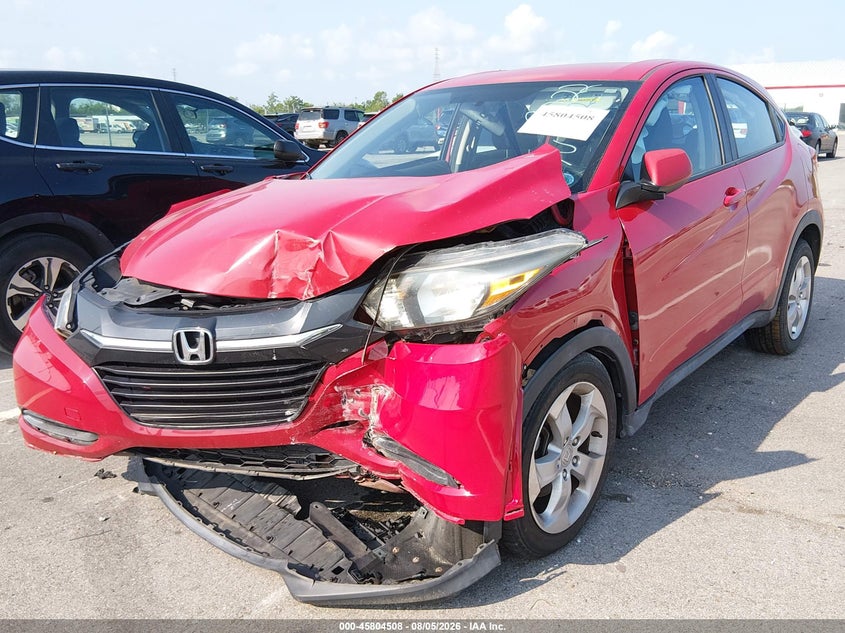 Vin: 3czru5h38gm709722, lot: 46303354, honda hr-v lx 20162