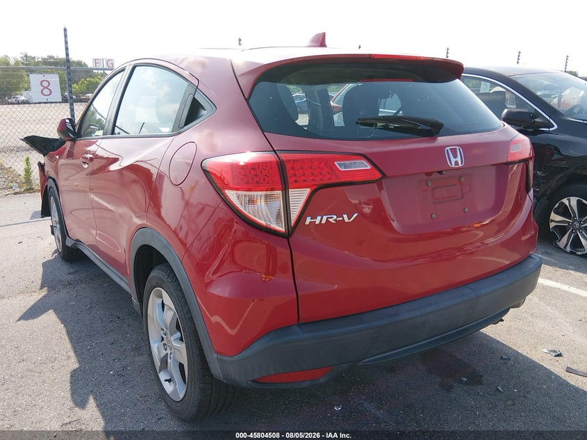 Vin: 3czru5h38gm709722, lot: 46303354, honda hr-v lx 20163
