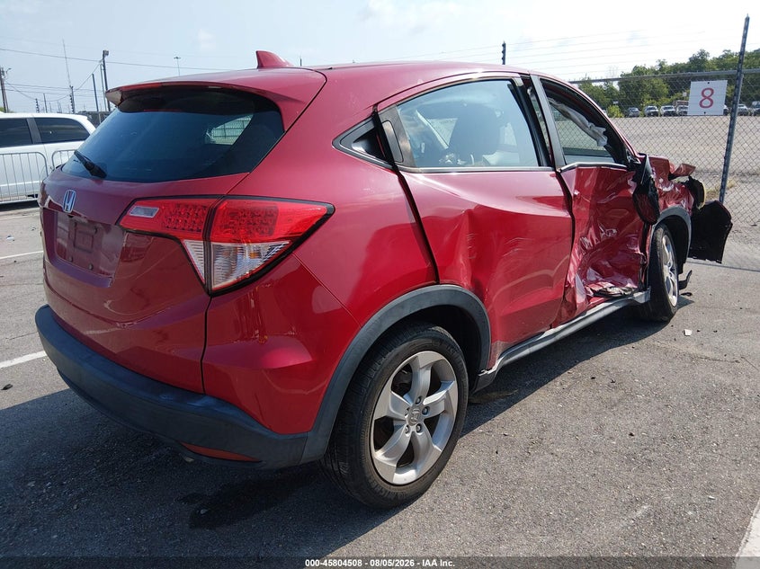 Vin: 3czru5h38gm709722, lot: 46303354, honda hr-v lx 20164