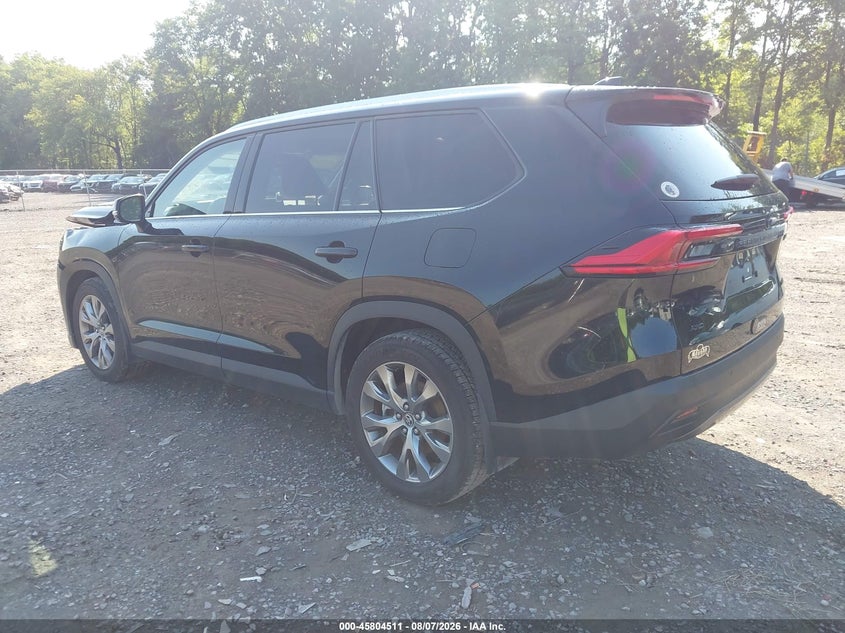 Vin: 5tdaaab52rs000821, lot: 46303356, toyota grand highlander limited 20243