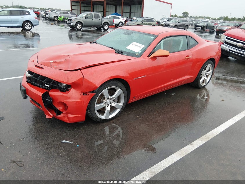 2010 Chevrolet Camaro, Front End, IAAI, VIN 2G1FT1EW0A9123396 — photo 2