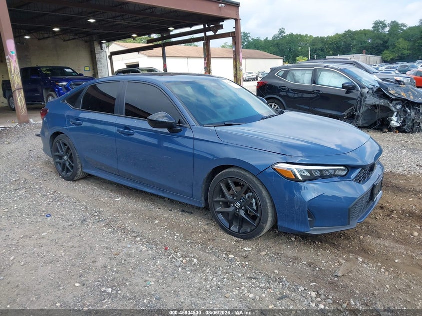 Vin: 2hgfe4f89sh336164, lot: 46303376, honda civic hybrid sport/sport touring 2025 img_1