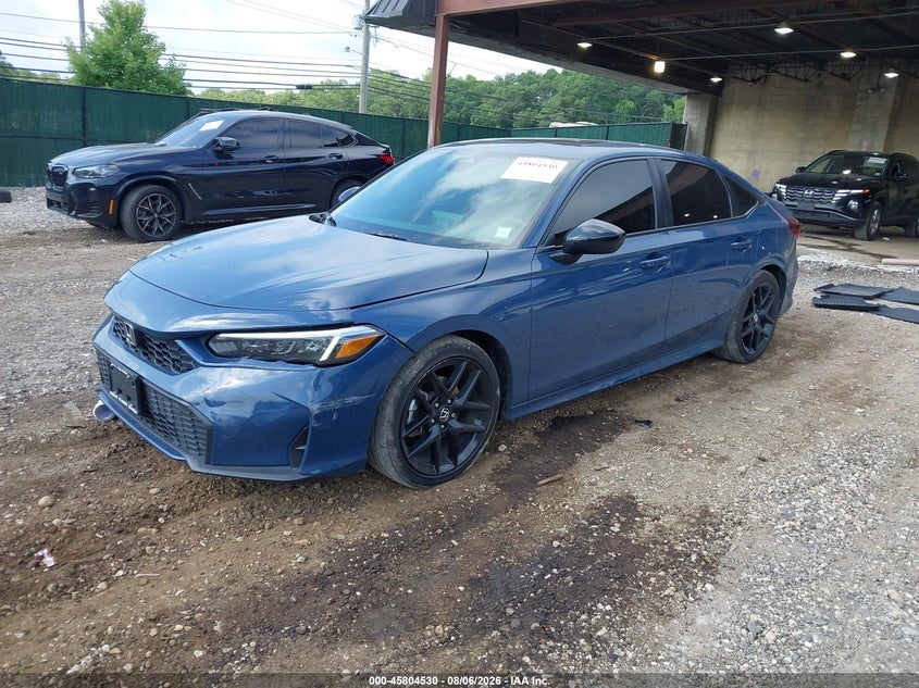 Vin: 2hgfe4f89sh336164, lot: 46303376, honda civic hybrid sport/sport touring 20252