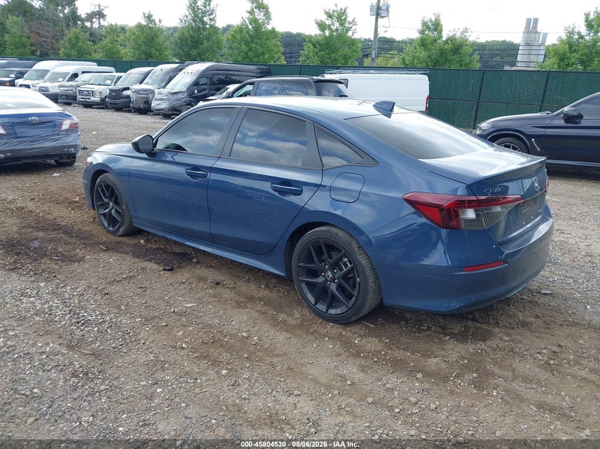 Vin: 2hgfe4f89sh336164, lot: 46303376, honda civic hybrid sport/sport touring 20253