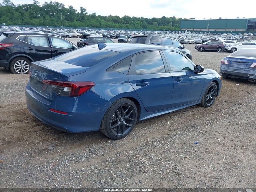 Vin: 2hgfe4f89sh336164, lot: 46303376, honda civic hybrid sport/sport touring 20254