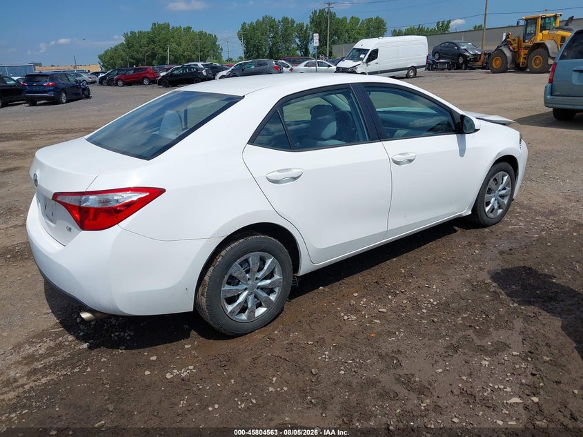 Vin: 2t1burhe1ec129847, lot: 46303409, toyota corolla le 20144