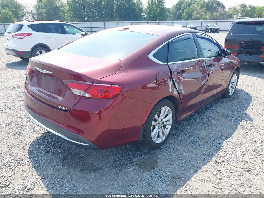 Vin: 1c3cccab0fn646158, lot: 46303412, chrysler 200 limited 20154