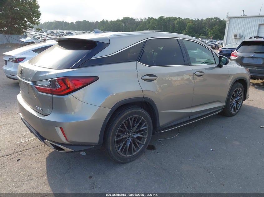 Vin: 2t2bzmcaxhc070273, lot: 46303440, lexus rx 350 f sport 20174