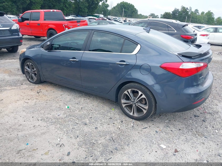 Vin: knafx4a86e5148405, lot: 46303465, kia forte ex 20143