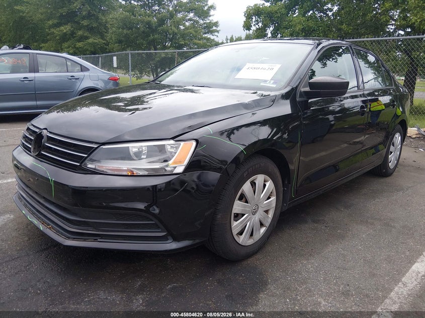 Vin: 3vw2k7aj8fm306062, lot: 46303466, volkswagen jetta 2.0l s 20152
