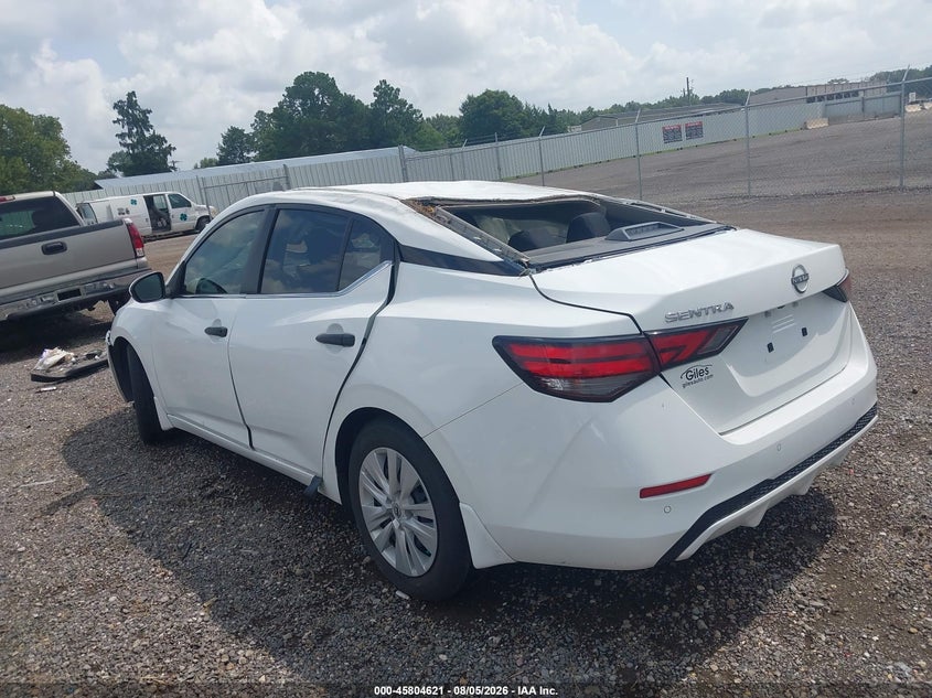 Vin: 3n1ab8bv3sy264363, lot: 46303467, nissan sentra s 20253