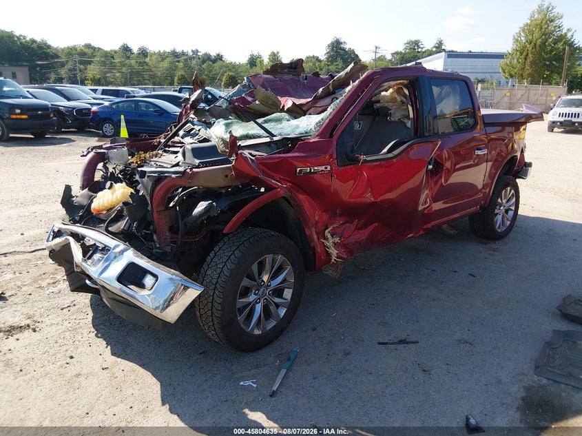 Vin: 1ftew1ef6hfb28291, lot: 46303481, ford f-150 lariat 20172