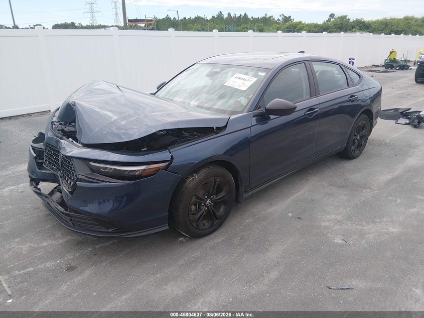 Vin: 1hgcy1f4xsa040039, lot: 46303483, honda accord se 20252