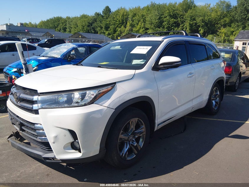 Vin: 5tddzrfh1hs404281, lot: 46303492, toyota highlander limited platinum 20172