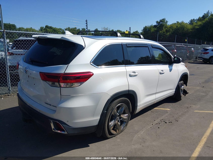 Vin: 5tddzrfh1hs404281, lot: 46303492, toyota highlander limited platinum 20174