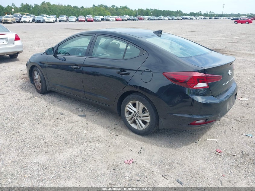 Vin: kmhd84lf7ku875584, lot: 46303494, hyundai elantra sel 20193