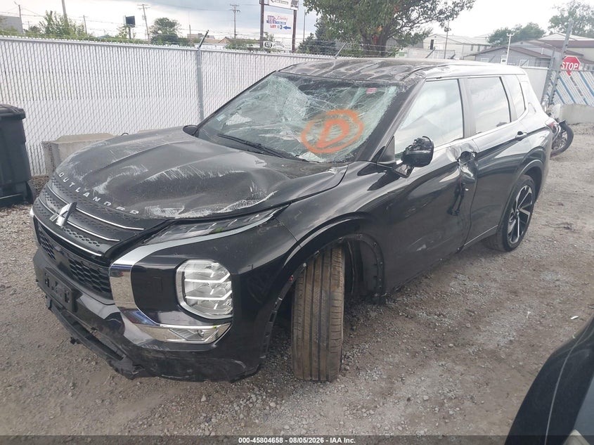 Vin: ja4j4ua8xnz068307, lot: 46303504, mitsubishi outlander black edition s-awc/se 2.5 s-awc/se launch edition s-awc 20222