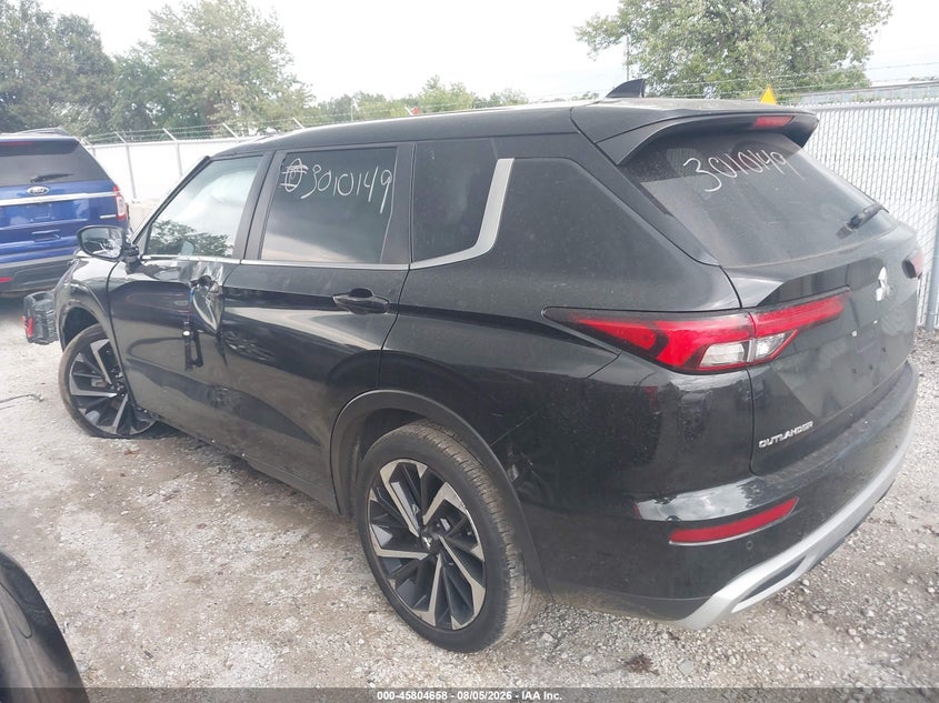 Vin: ja4j4ua8xnz068307, lot: 46303504, mitsubishi outlander black edition s-awc/se 2.5 s-awc/se launch edition s-awc 20223