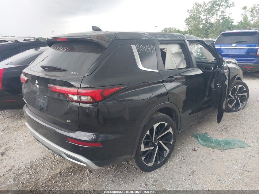 Vin: ja4j4ua8xnz068307, lot: 46303504, mitsubishi outlander black edition s-awc/se 2.5 s-awc/se launch edition s-awc 20224