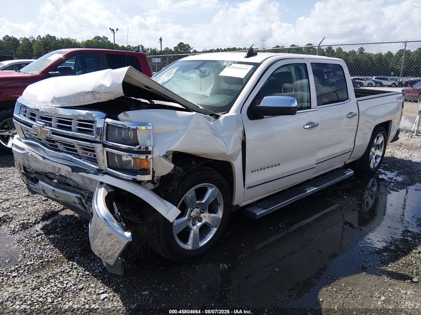Vin: 3gcuksec2fg356884, lot: 46303510, chevrolet silverado 1500 ltz 20152