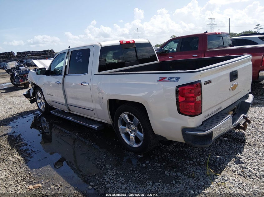 Vin: 3gcuksec2fg356884, lot: 46303510, chevrolet silverado 1500 ltz 20153