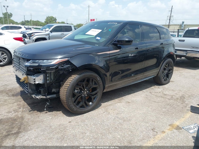 Vin: salzt2fx6nh176146, lot: 46303521, land rover range rover evoque r-dynamic s 20222