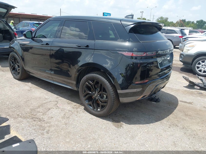 Vin: salzt2fx6nh176146, lot: 46303521, land rover range rover evoque r-dynamic s 20223