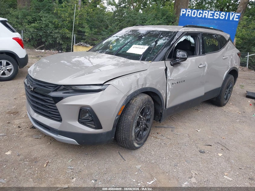 Vin: 3gnkbcrs4ms517199, lot: 46303535, chevrolet blazer fwd 2lt 20212