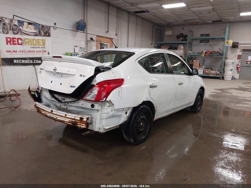 Vin: 3n1cn7ap5dl855436, lot: 46303542, nissan versa 1.6 sv 20134