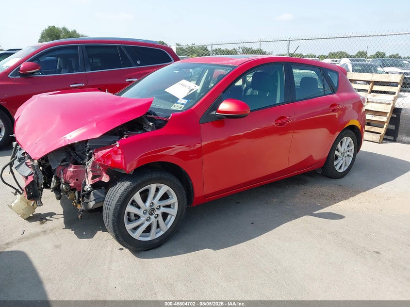 Vin: jm1bl1l79d1747501, lot: 46303548, mazda mazda3 i touring 20132