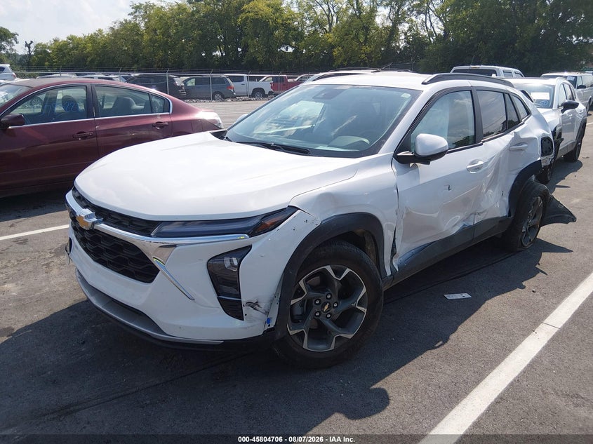 Vin: kl77lhe20rc108285, lot: 46303552, chevrolet trax fwd lt 20242