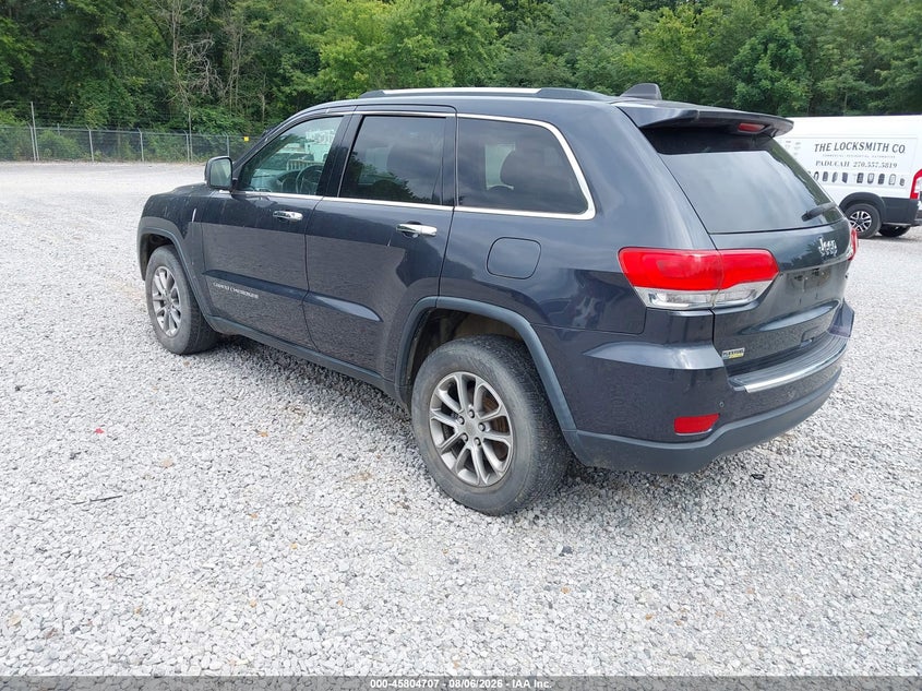 Vin: 1c4rjebg6fc629412, lot: 46303553, jeep grand cherokee limited 20153