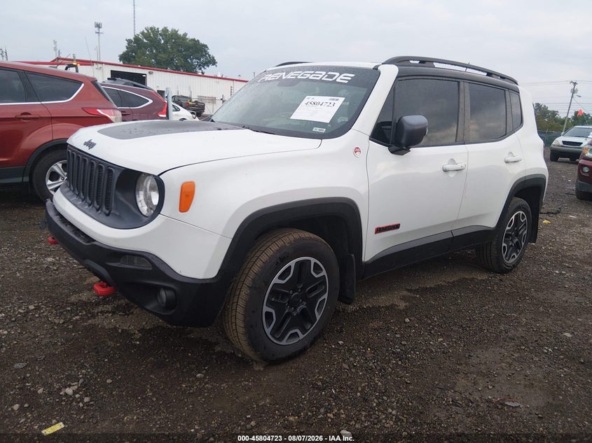 Vin: zaccjbct6gpc92012, lot: 46303569, jeep renegade trailhawk 20162