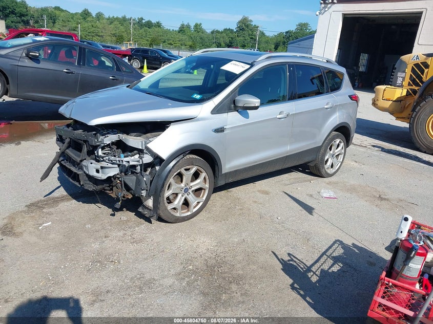 Vin: 1fmcu9j93juc98617, lot: 46303596, ford escape titanium 20182