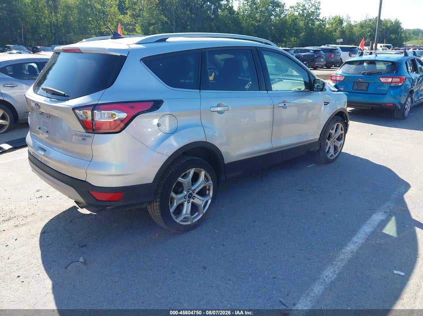 Vin: 1fmcu9j93juc98617, lot: 46303596, ford escape titanium 20184