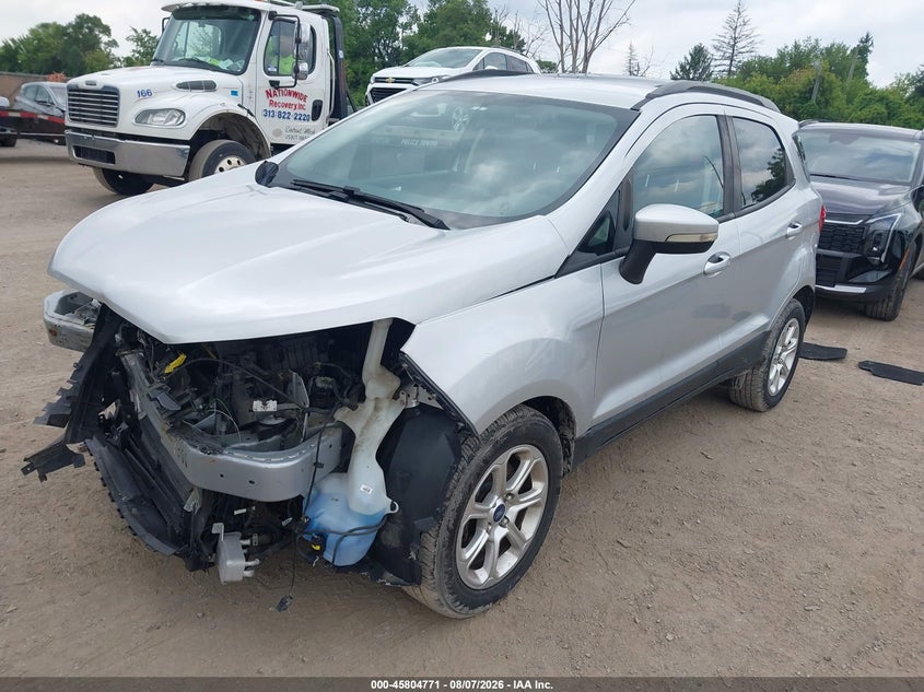 Vin: maj3p1te5jc229253, lot: 46303617, ford ecosport se 20182