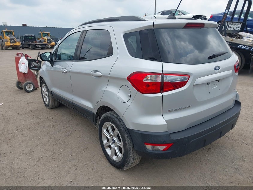 Vin: maj3p1te5jc229253, lot: 46303617, ford ecosport se 20183