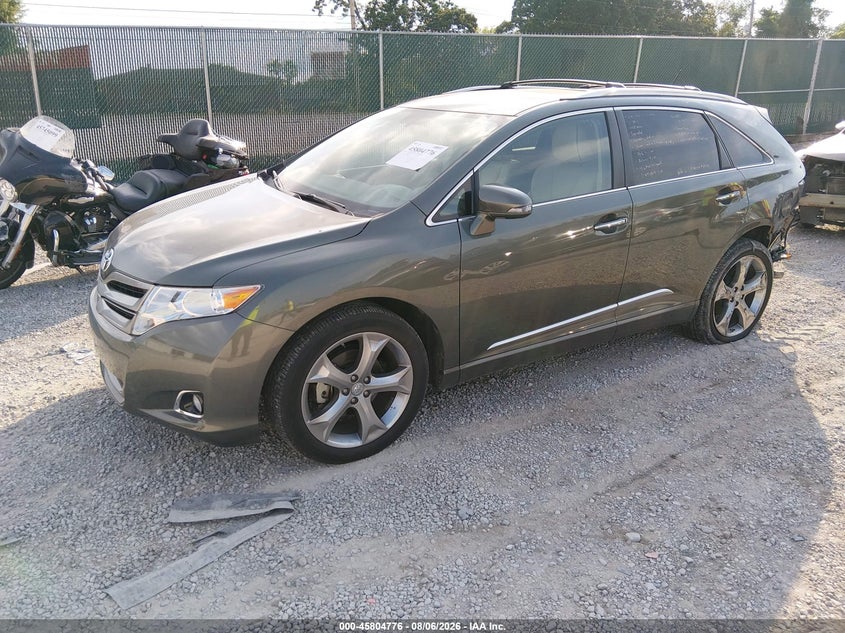 Vin: 4t3bk3bb4du094386, lot: 46303622, toyota venza xle v6 20132