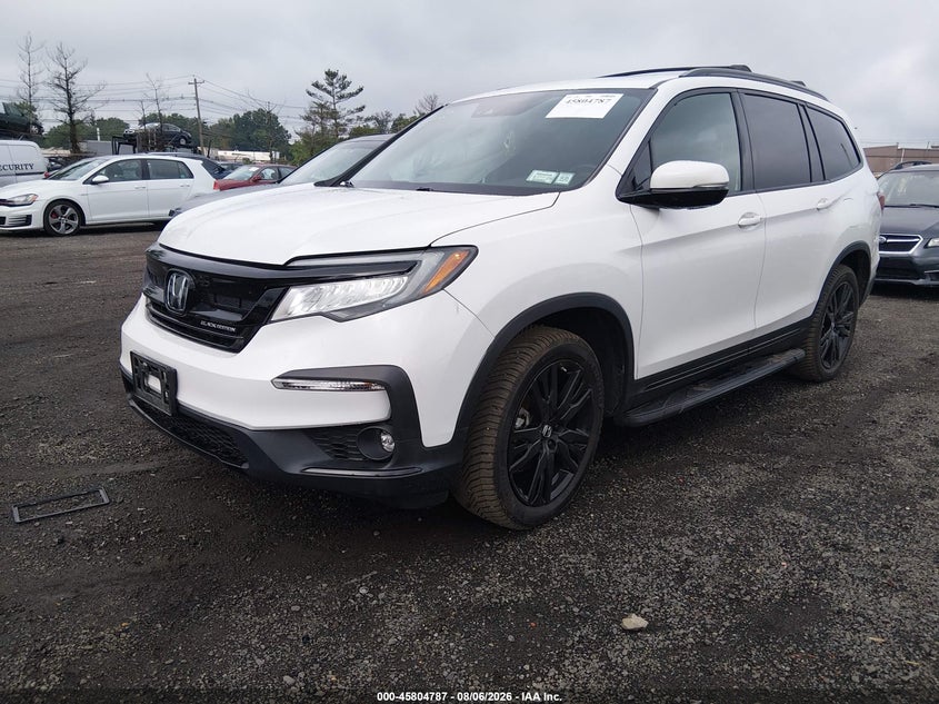 Vin: 5fnyf6h73nb003909, lot: 46303633, honda pilot awd black edition 20222