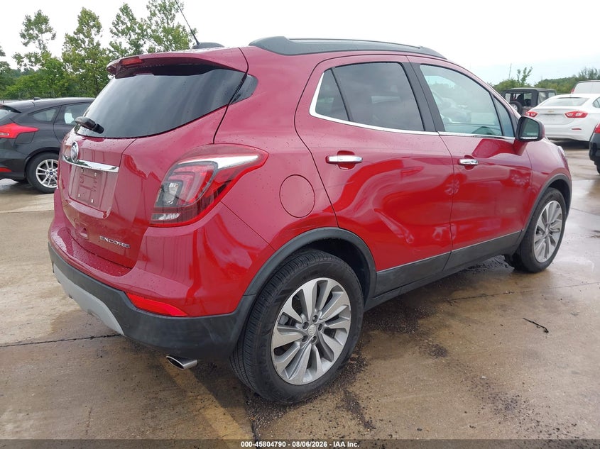 Vin: kl4cjasb9lb000886, lot: 46303635, buick encore fwd preferred 20204
